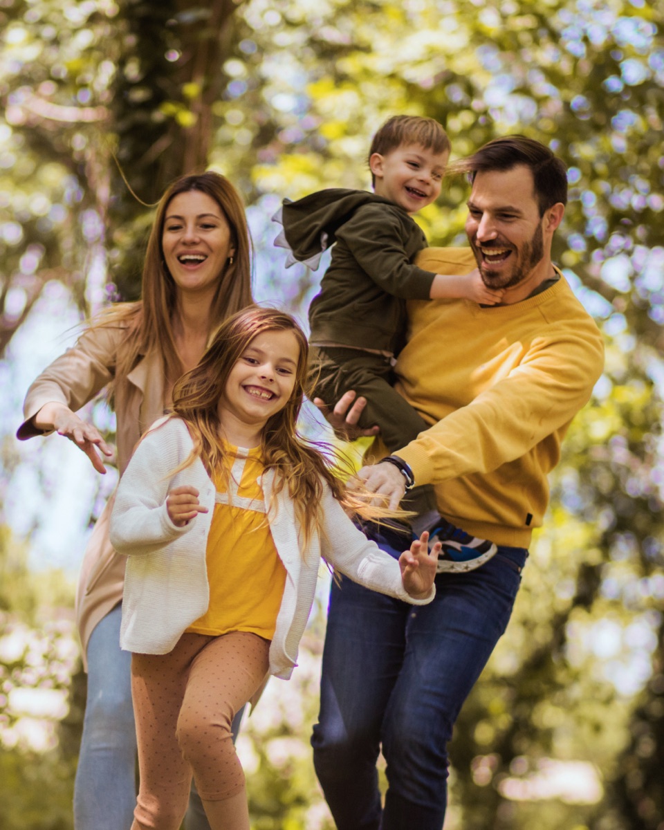 Family enjoying quality time together