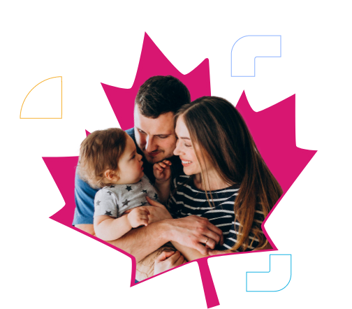 Family in Maple leaf