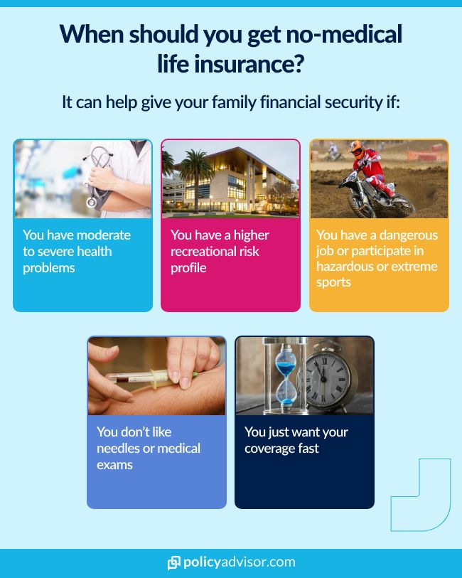 who needs no medical life insurance