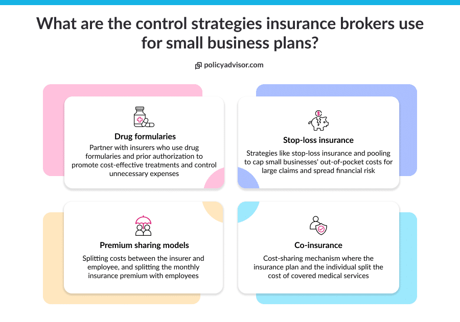 Control strategies insurance brokers use for small business plans