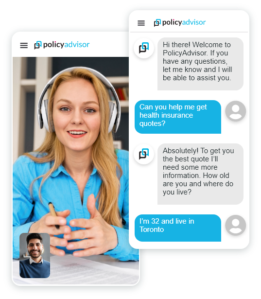 Policy Advisor chat screen
