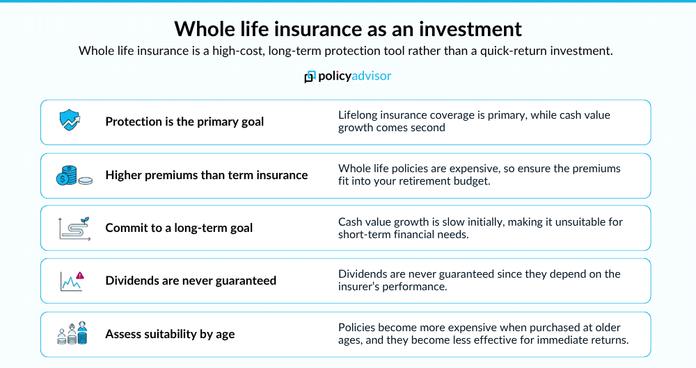 is whole life insurance good Canada